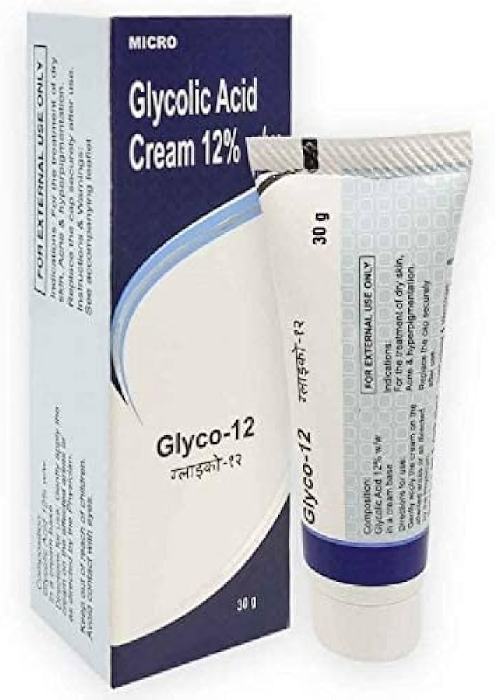 Glyco-12 Cream (For Dry Skin, Acne & Hyperpigmentation)30 GM