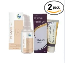 Glyco 6 Cream 30g - Anti Scars Cream - Brighten Glow Silymarin Face Serum - Reduces Melanin Secretion & Hyperpigmentation, 30ml