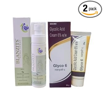 Glyco 6 Cream 30g - Anti Scars Cream - Clear Skin Acne Treatment Spray