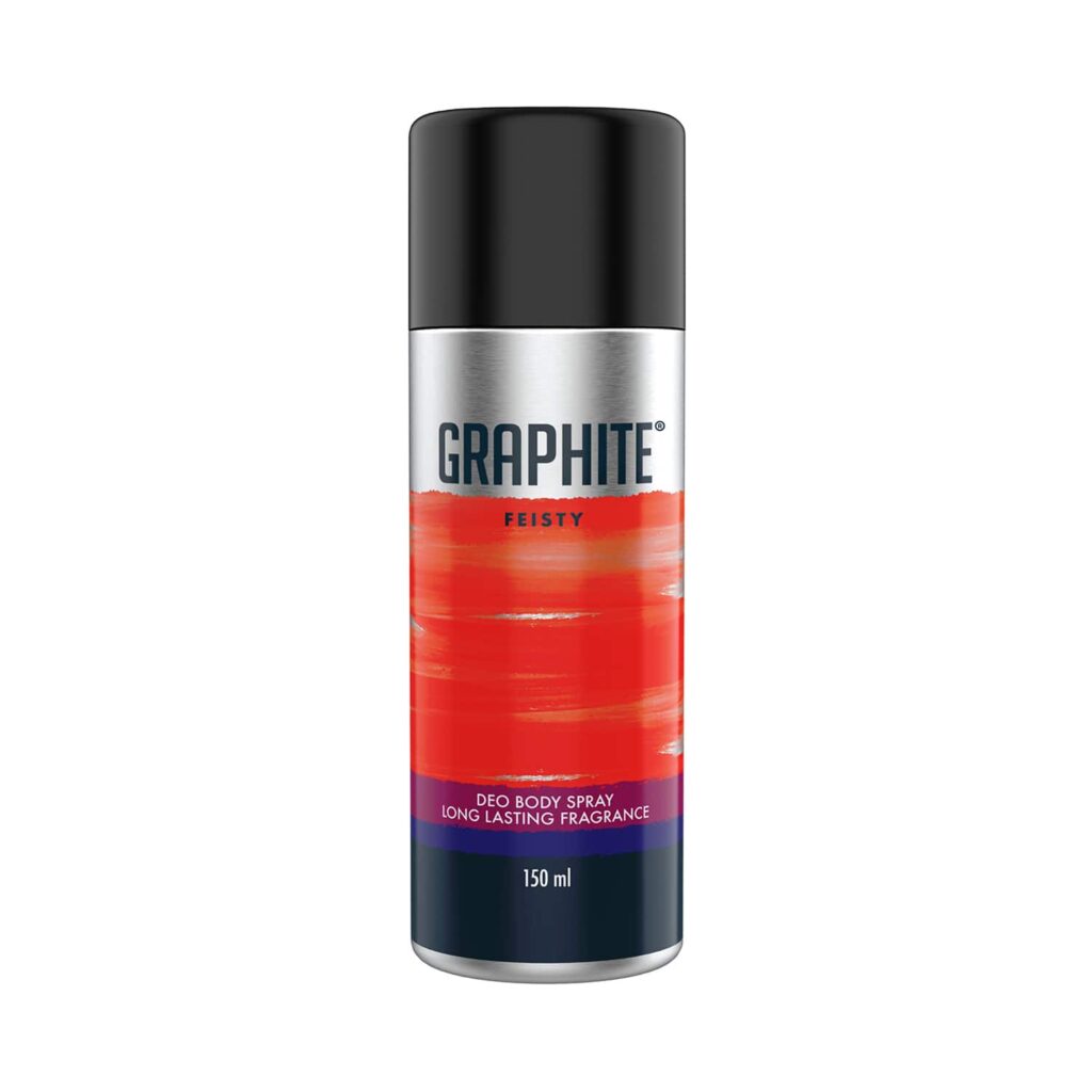 Graphite Deo Body Spray Feisty Can (150 ml) - Graphite