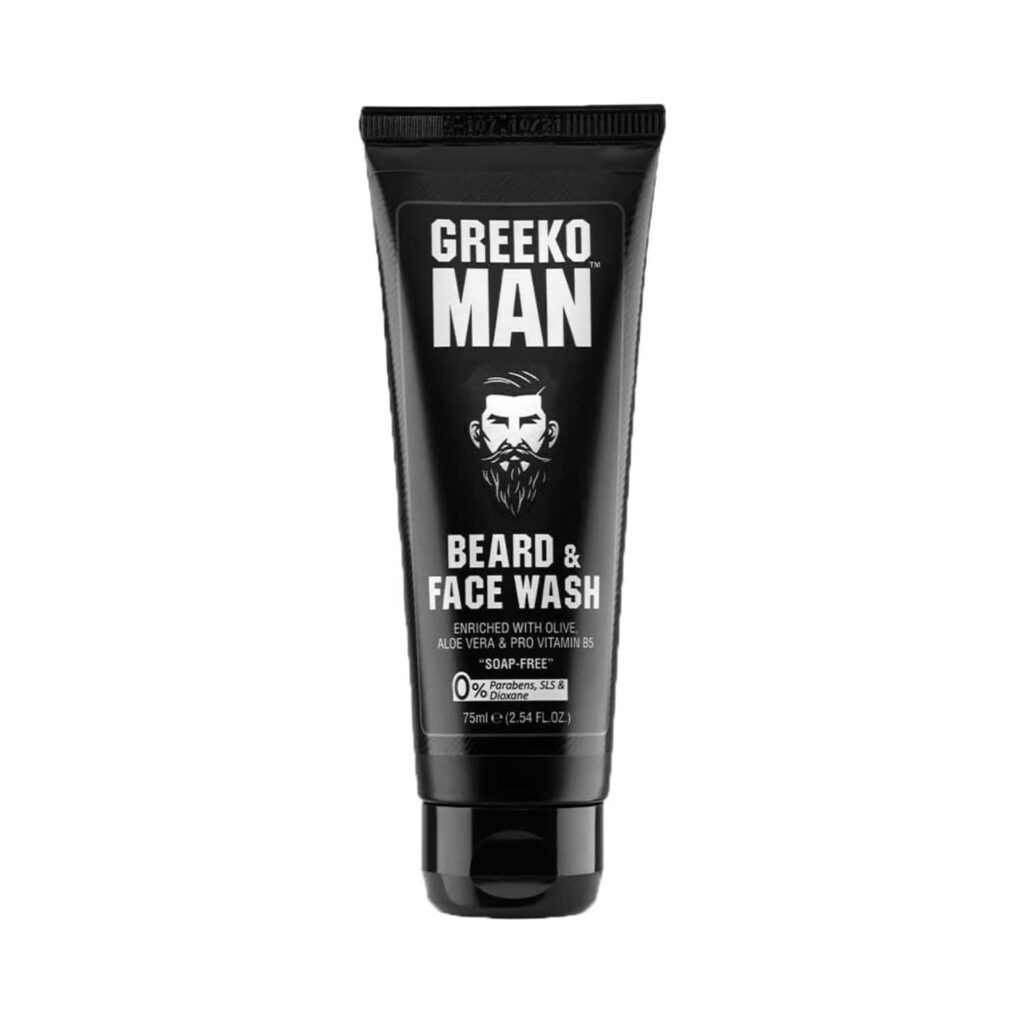 Greeko Man Beard & Face Wash (75ml) - Greeko Man