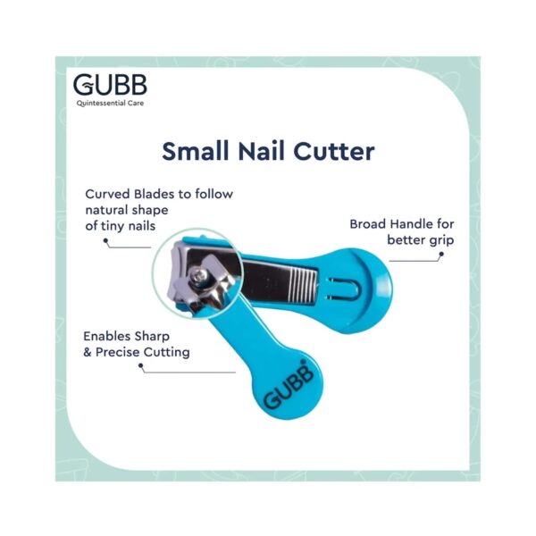 GUBB Baby Manicure Kit for Boys & Girls - Blue (140g) - GUBB