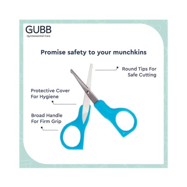 GUBB Baby Manicure Kit for Boys & Girls - Blue (140g) - GUBB