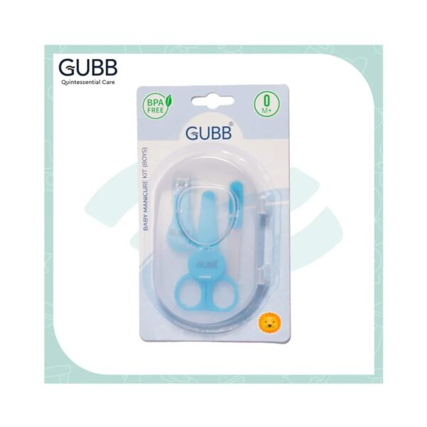 GUBB Baby Manicure Kit for Boys & Girls - Blue (140g) - GUBB