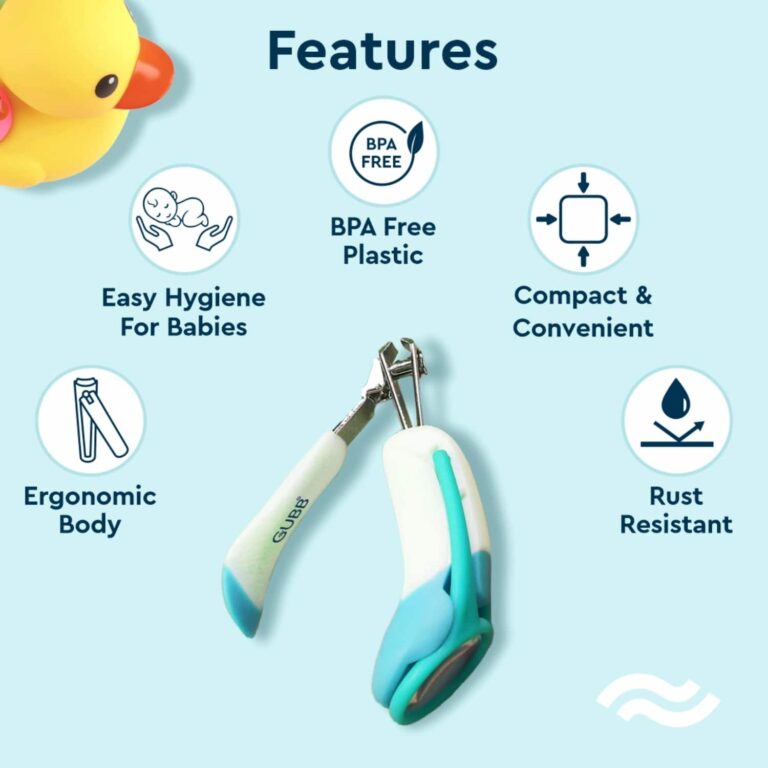 GUBB Baby Nail Clipper with Magnifier (70g) - GUBB