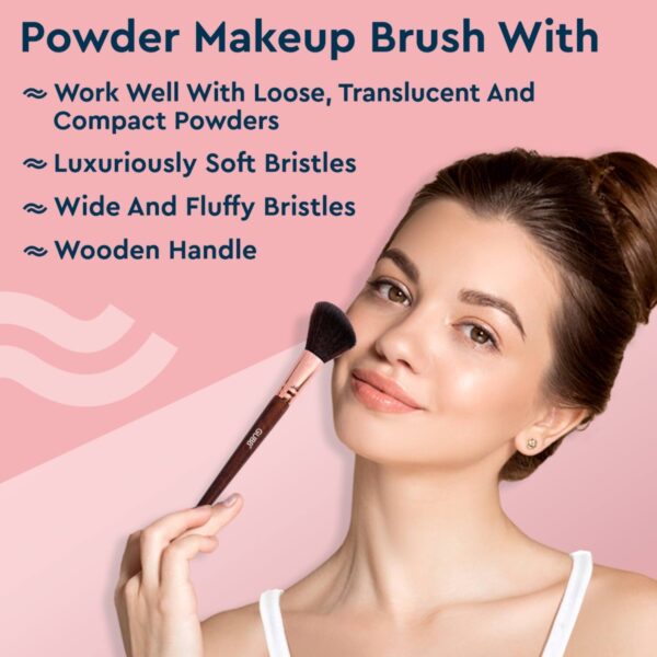 GUBB Blush And Blend Kit Set Of 4 (Powder, Blush, Foundation & Fan) Combo - GUBB