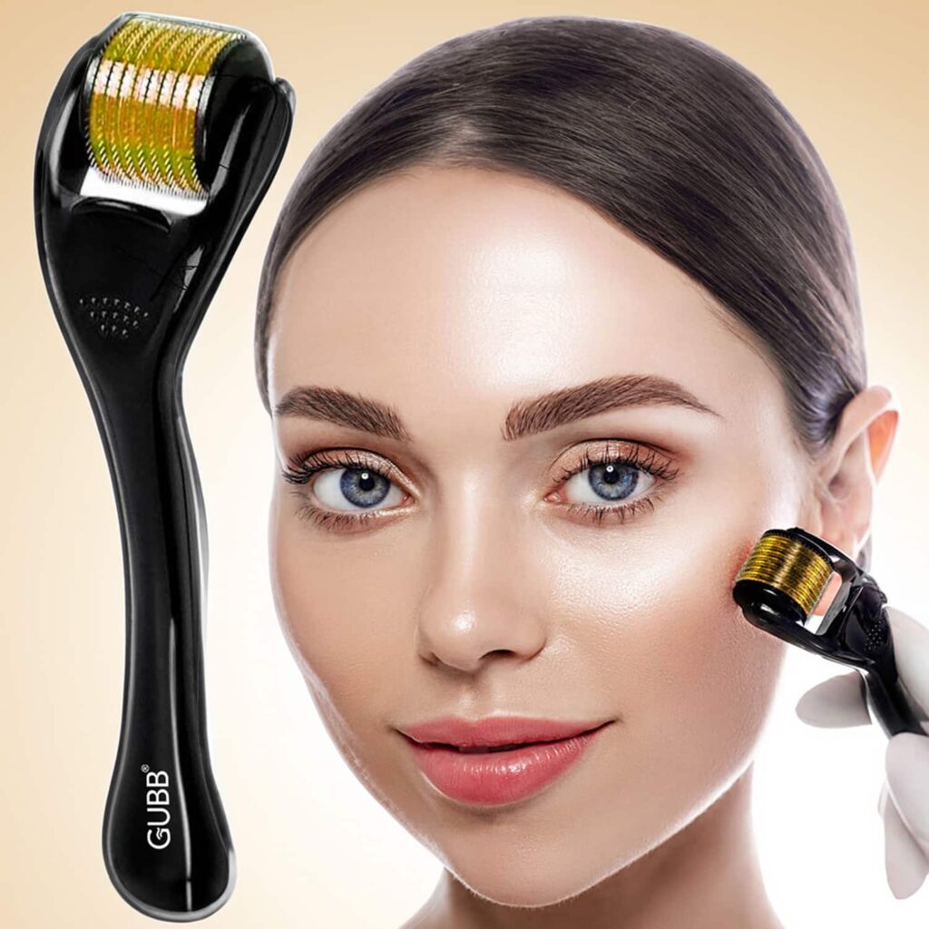 GUBB Derma Roller 0.5mm - Golden (72g) - GUBB