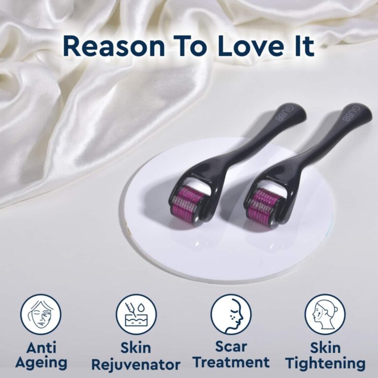 GUBB Derma Roller 0.5mm - Pink (72g) - GUBB