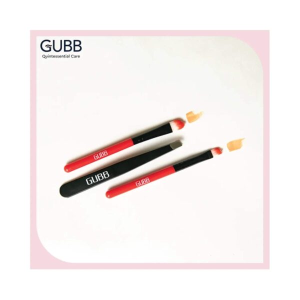 GUBB Dreamy Eye Kit - 2 Eye Makeup Brushes with Slant Tweezer (80g) - GUBB