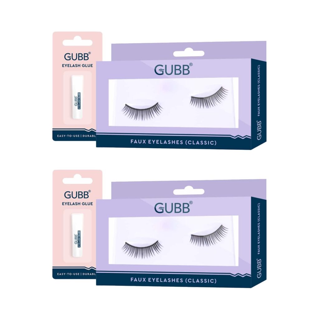 GUBB Eyelash Party Style Pack Of 2 Combo - GUBB