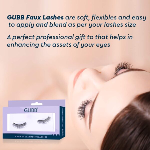 GUBB False Eyelashes - Classic Style (16g) - GUBB