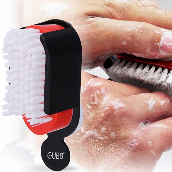 GUBB Nail Cleaning Brush with Suction Holder (50g) - GUBB