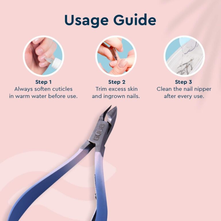 GUBB Nail Nipper Cuticle Cutter - Blue (60g) - GUBB