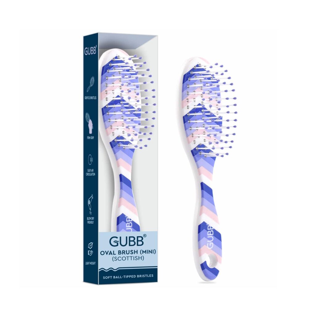 GUBB Oval Hair Brush Small - Scottisvh Range (1 pc) - GUBB