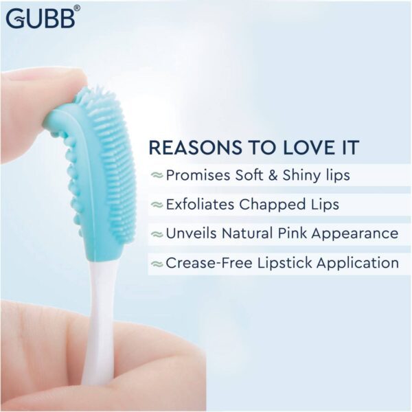 GUBB Silicone Lip Scrubber For Soft And Smooth Lips (2 pcs) - GUBB