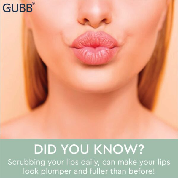 GUBB Silicone Lip Scrubber For Soft And Smooth Lips (2 pcs) - GUBB