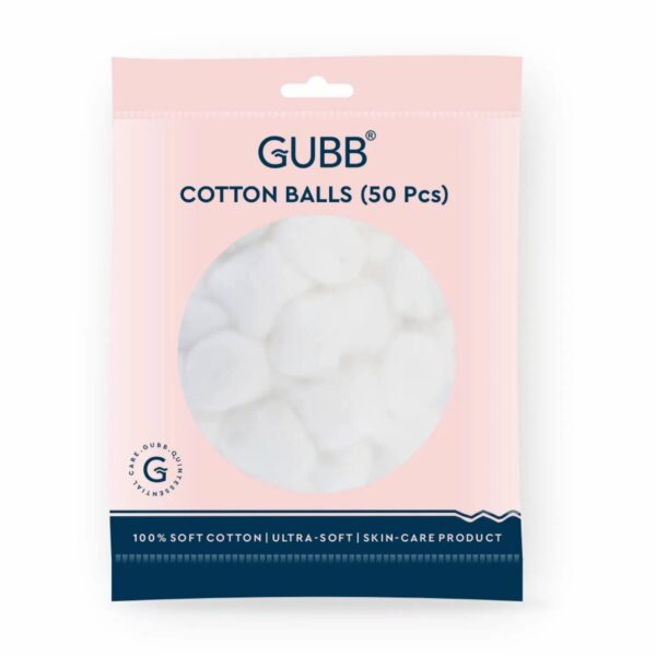 GUBB Soft Cotton Balls Face Care Wipes Pack Of 2 Combo - GUBB