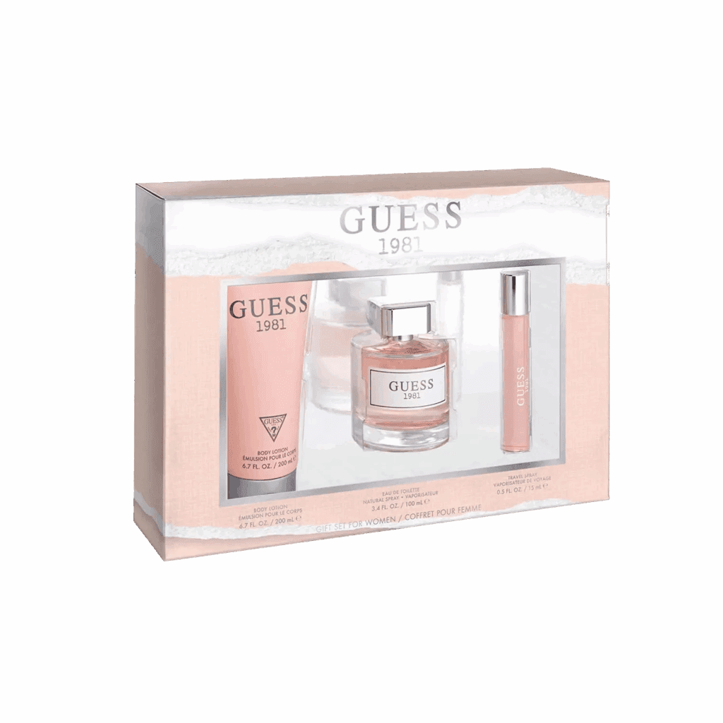 Guess 1981 Set : Eau de Toilette, Eau de Toilette, Body Lotion (3 pcs) - Guess
