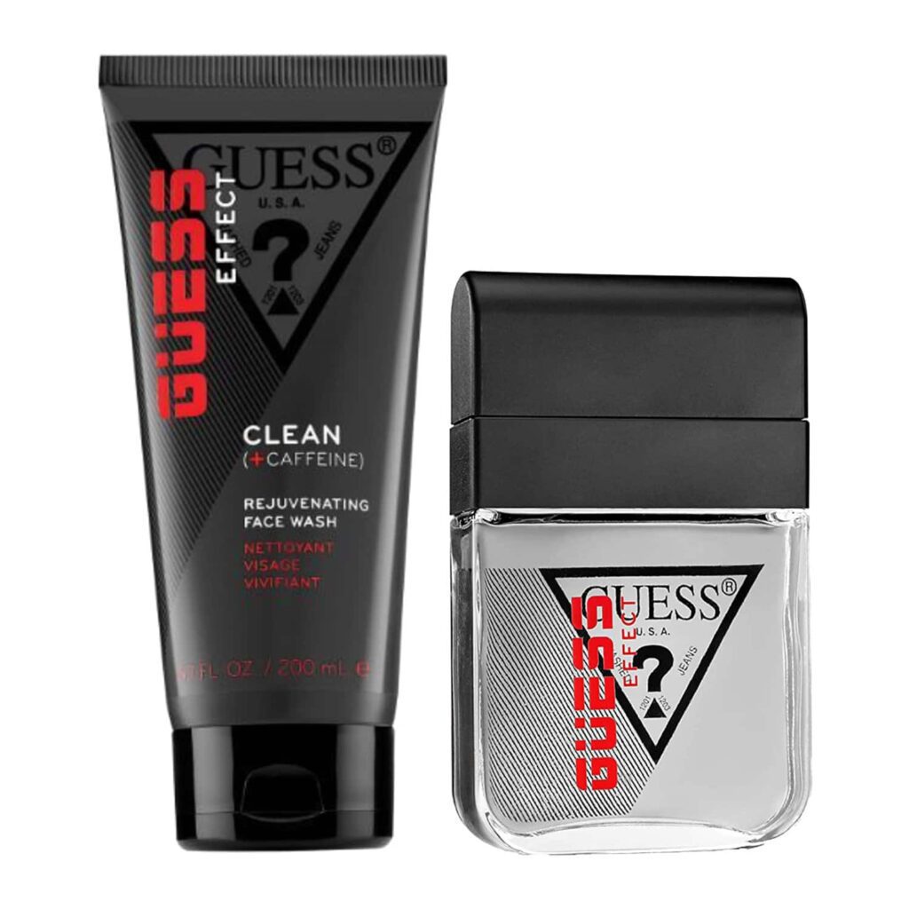 Guess Effect Cool Aftershave (100 ml) & Caffeine Rejuvenating Face Wash (200 ml) Combo - Guess