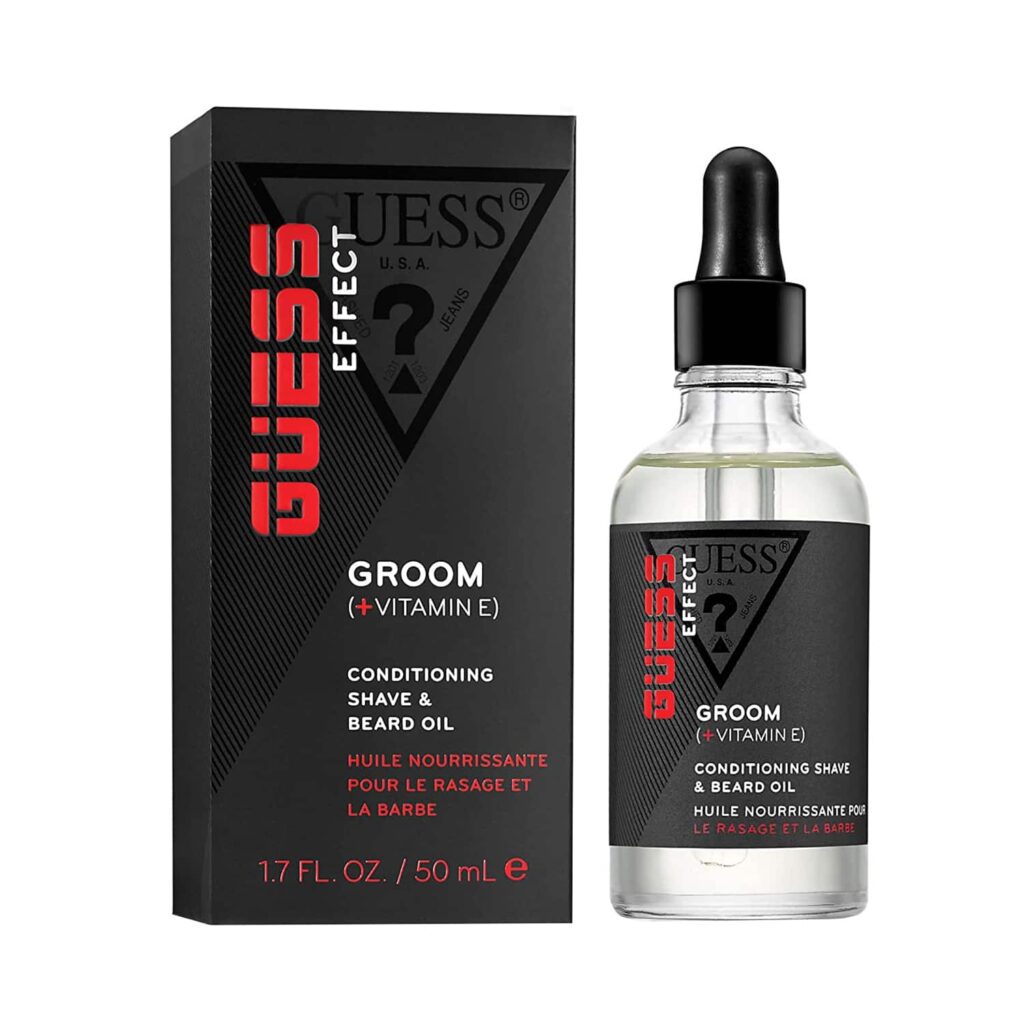 Guess Effect Groom + Vitamin E Conditioning Shave & Beard Oil (50ml) - Guess