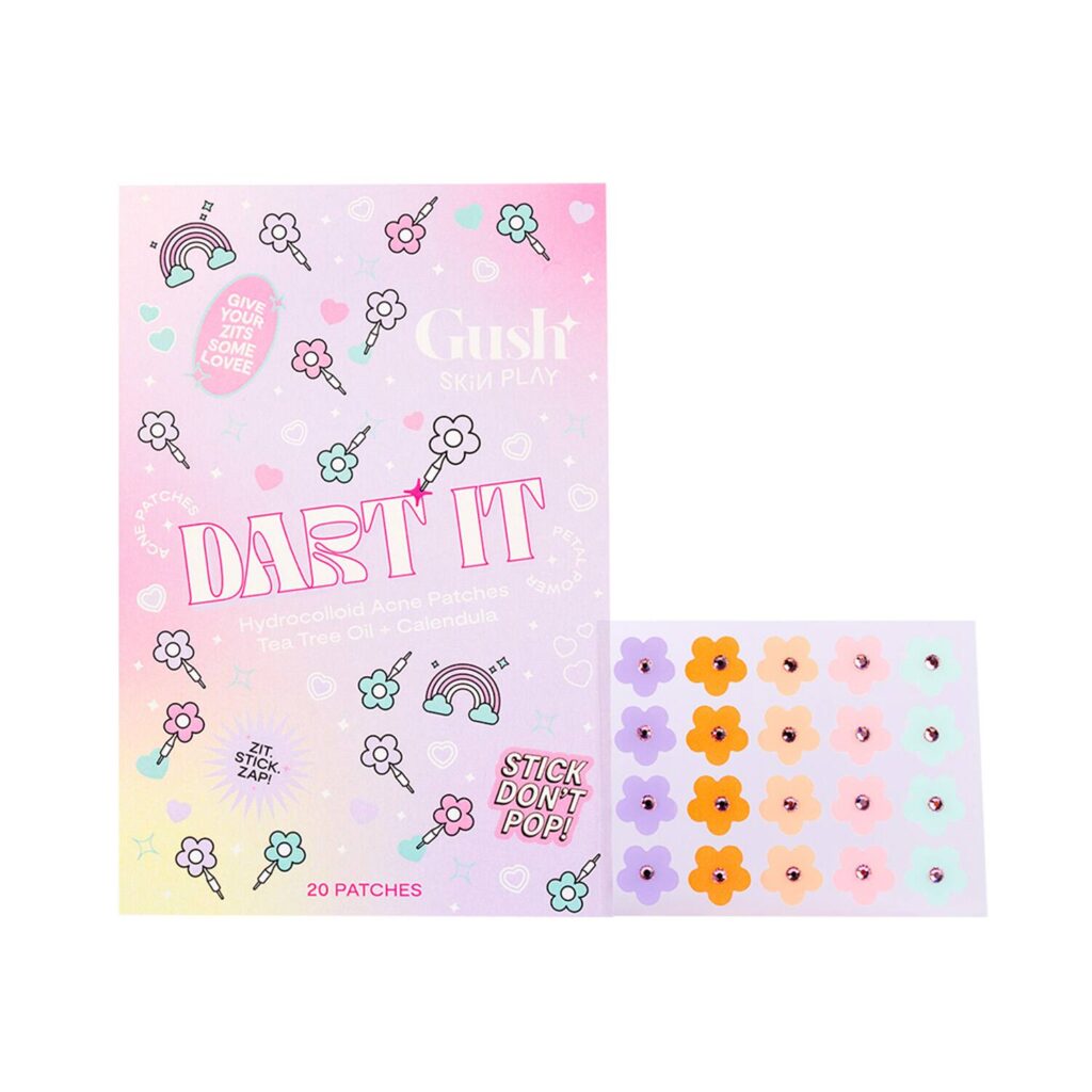 Gush Beauty Dart It Hydrocolloid Pimple Patches for Healing Acne, Zits and Blemishes - Flower - Gush Beauty