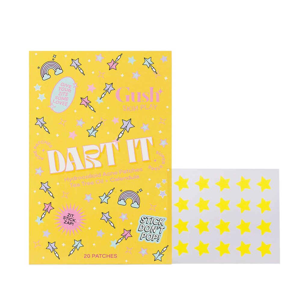 Gush Beauty Dart It Hydrocolloid Pimple Patches for Healing Acne, Zits and Blemishes - Super Star - Gush Beauty