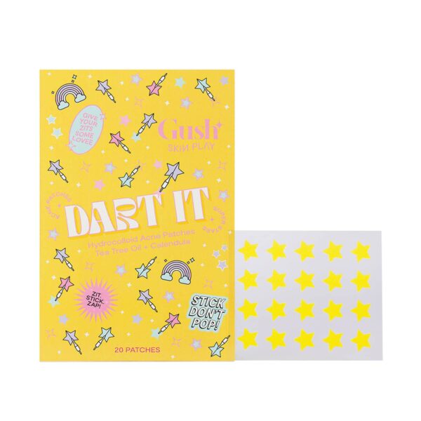 Gush Beauty Dart It Hydrocolloid Pimple Patches for Healing Acne, Zits and Blemishes - Super Star - Gush Beauty
