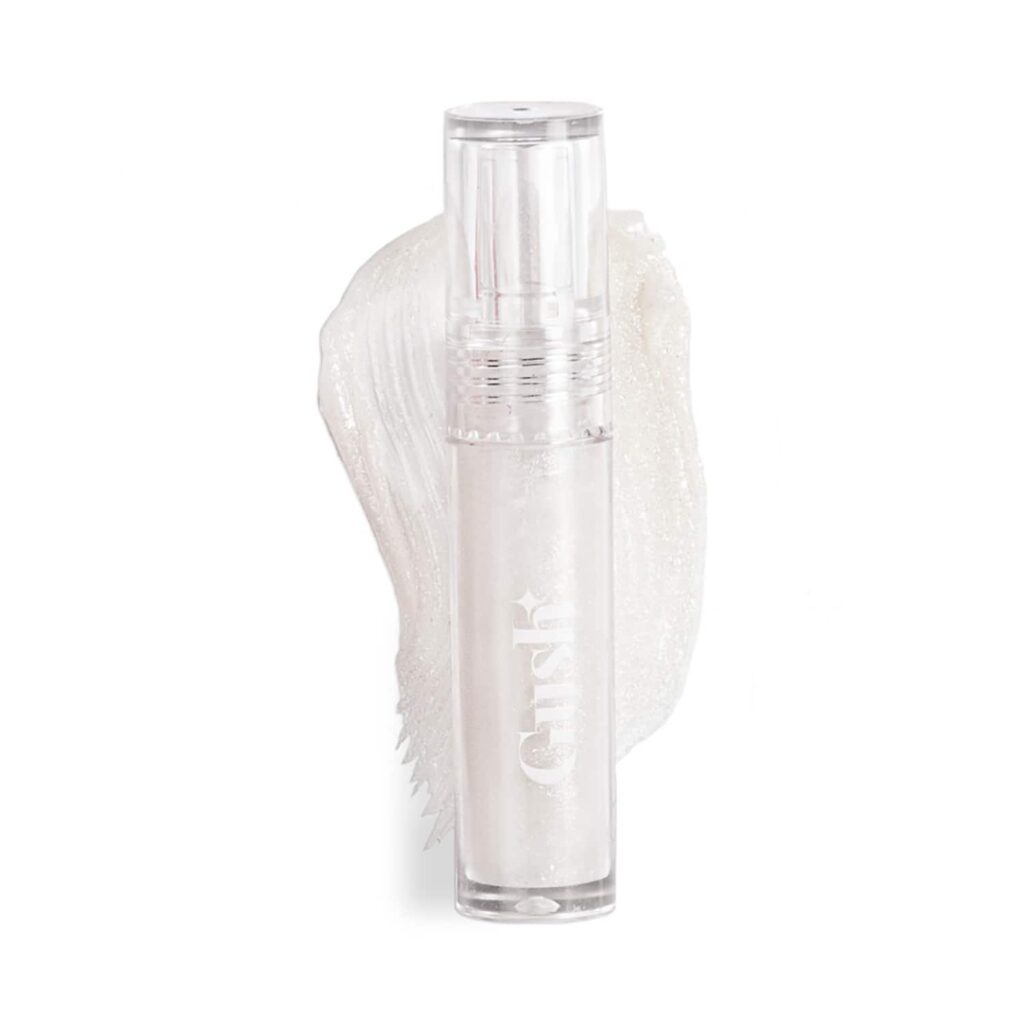 Gush Beauty Glaze Lip Oil Gloss High Shine & Hydrating Lip Gloss - Crystal Milk (2.8ml) - Gush Beauty