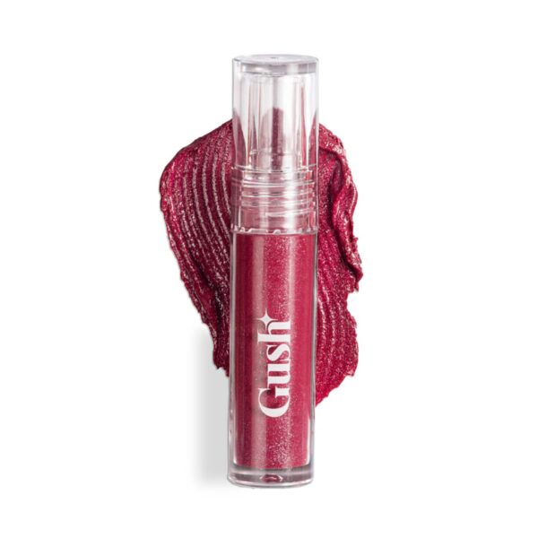 Gush Beauty Glaze Lip Oil Gloss High Shine & Hydrating Lip Gloss - Wine O'Clock (2.8ml) - Gush Beauty