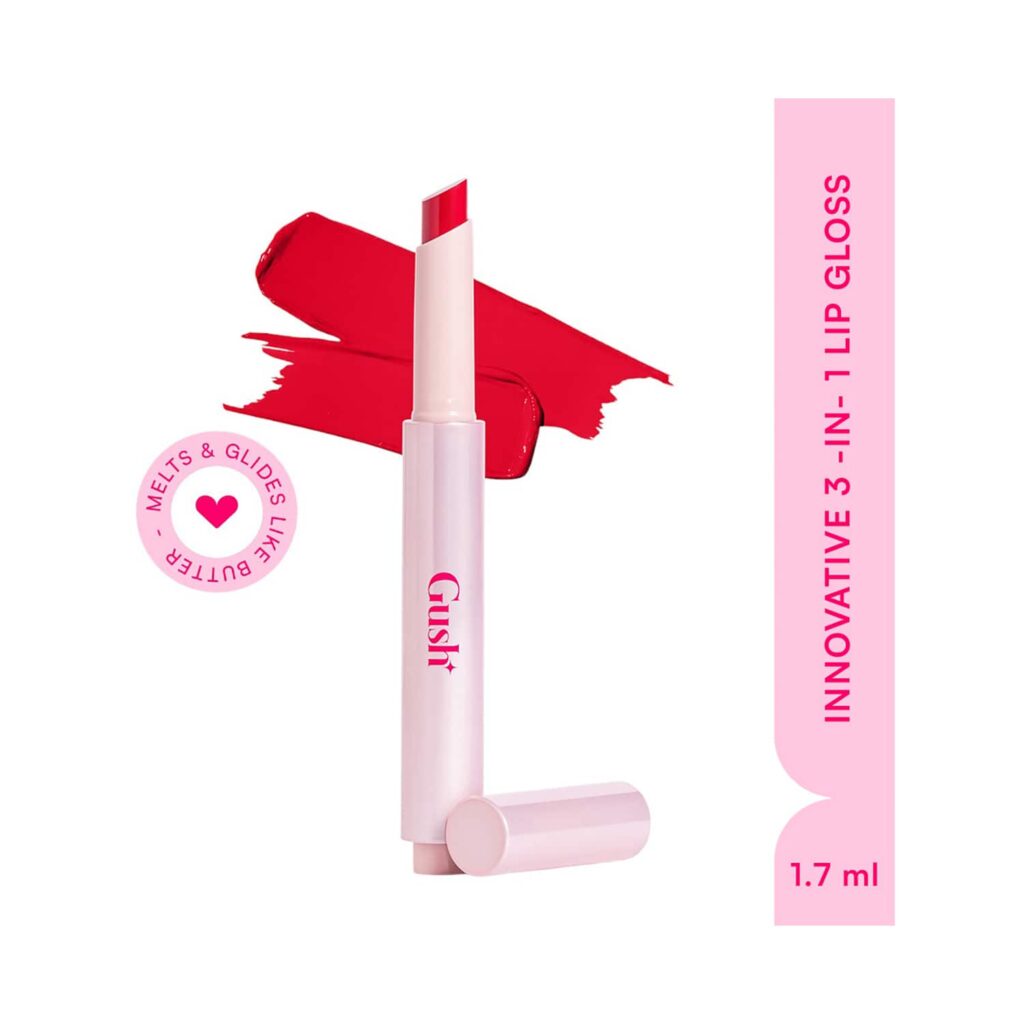 Gush Beauty Hybrid Gloss Butter Balm Stick - Luscious-Rich Fuchsia (1.7 g) - Gush Beauty