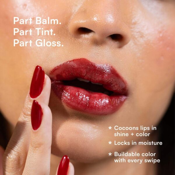 Gush Beauty Hybrid Gloss Butter Balm Stick - Pout-Warm Brown (1.7 g) - Gush Beauty