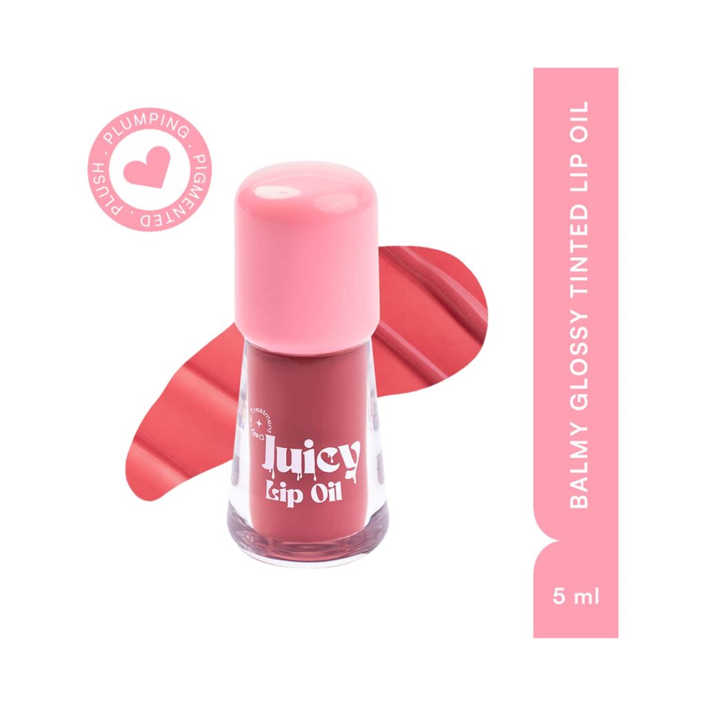 Gush Beauty Juicy Lip Oil - Coast - Soft Warm Pink (5 ml) - Gush Beauty