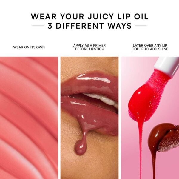 Gush Beauty Juicy Lip Oil - Soar - Baby Pink (5 ml) - Gush Beauty