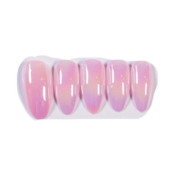 Gush Beauty Nailed It Reusable Luxury Press On Nails - Fairy Dust - Medium Round (8 pcs) - Gush Beauty