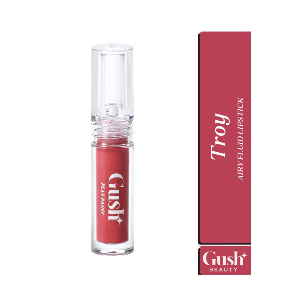 Gush Beauty Playpaint Airy Fluid Lipstick - Troy (2.8ml) - Gush Beauty
