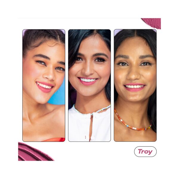 Gush Beauty Playpaint Airy Fluid Lipstick - Troy (2.8ml) - Gush Beauty