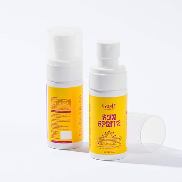 Gush Beauty Sun Spritz Cooling Sunscreen Spray SPF50 PA++++ UVA+ UVB (50 ml) - Gush Beauty