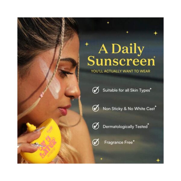 Gush Beauty UV U Later Sunscreen Serum With SPF 50 PA+++ (50 ml) - Gush Beauty