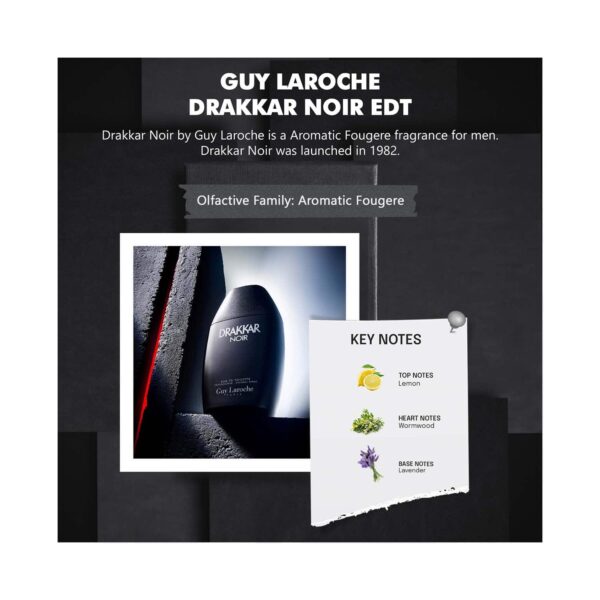 Guy Laroche Drakkar Noir Eau De Toilette For Men (200 ml) - Guy Laroche