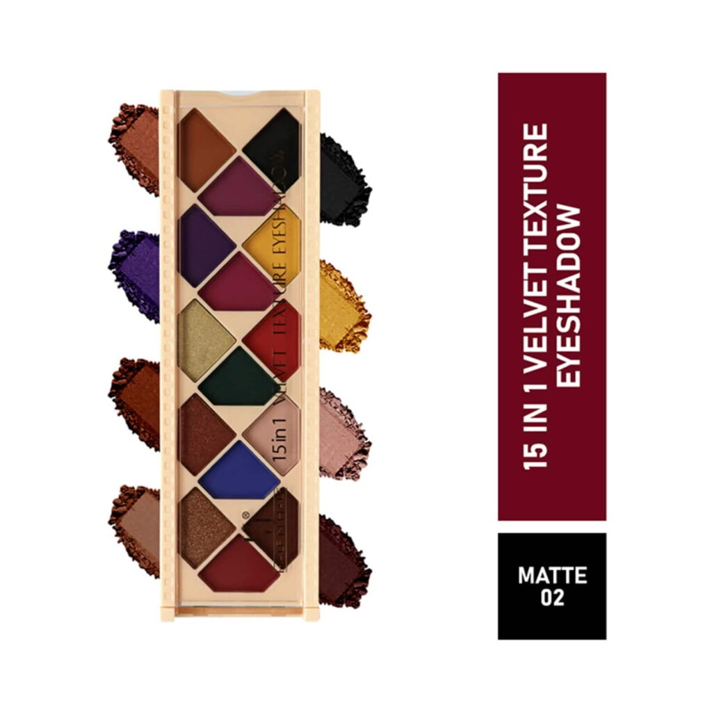 Half N Half 15-In-1 Velvet Texture Matte Eyeshadow - 02 Shade (12g) - Half N Half