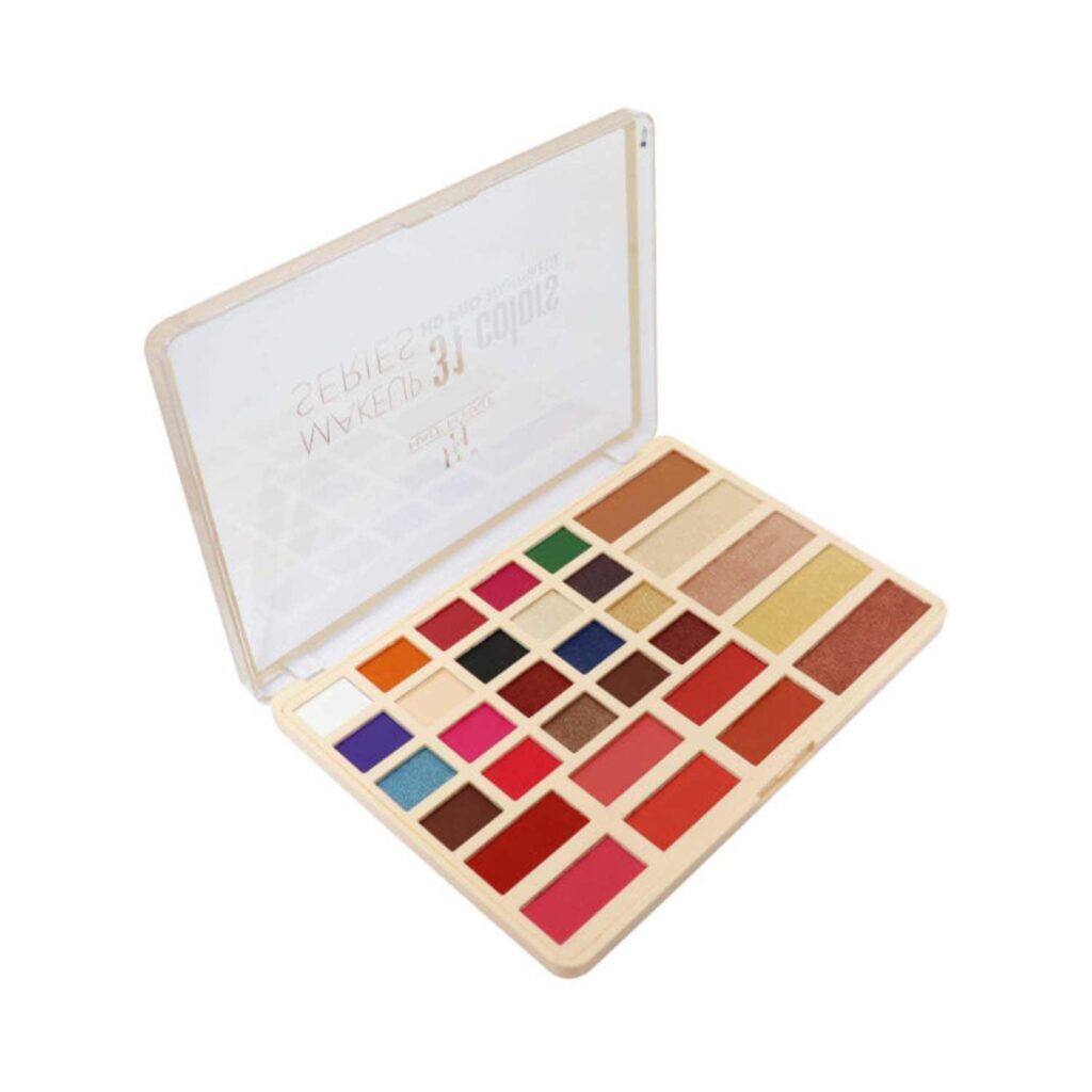 Half N Half 31 Colours Makeup Series HD Pro Beauty Palette - 02 Multicolour (45.8g) - Half N Half