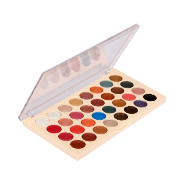 Half N Half 32 Colour Metal Crush Eyeshadow Palette - 01 Multicolour (36g) - Half N Half