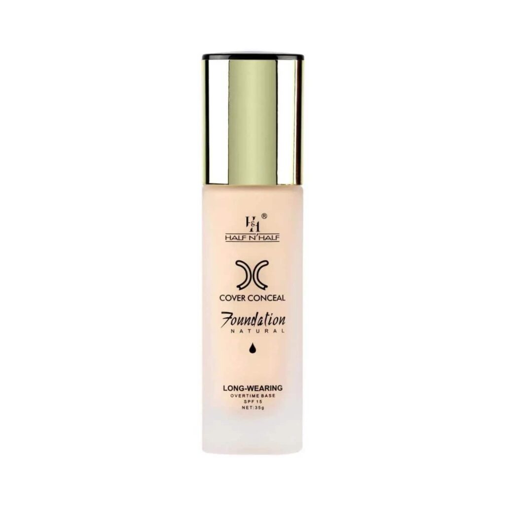 Half N Half Cover Conceal Long Wearing Neutral Foundation SPF 15 - 01 Fair (35g) - Half N Half