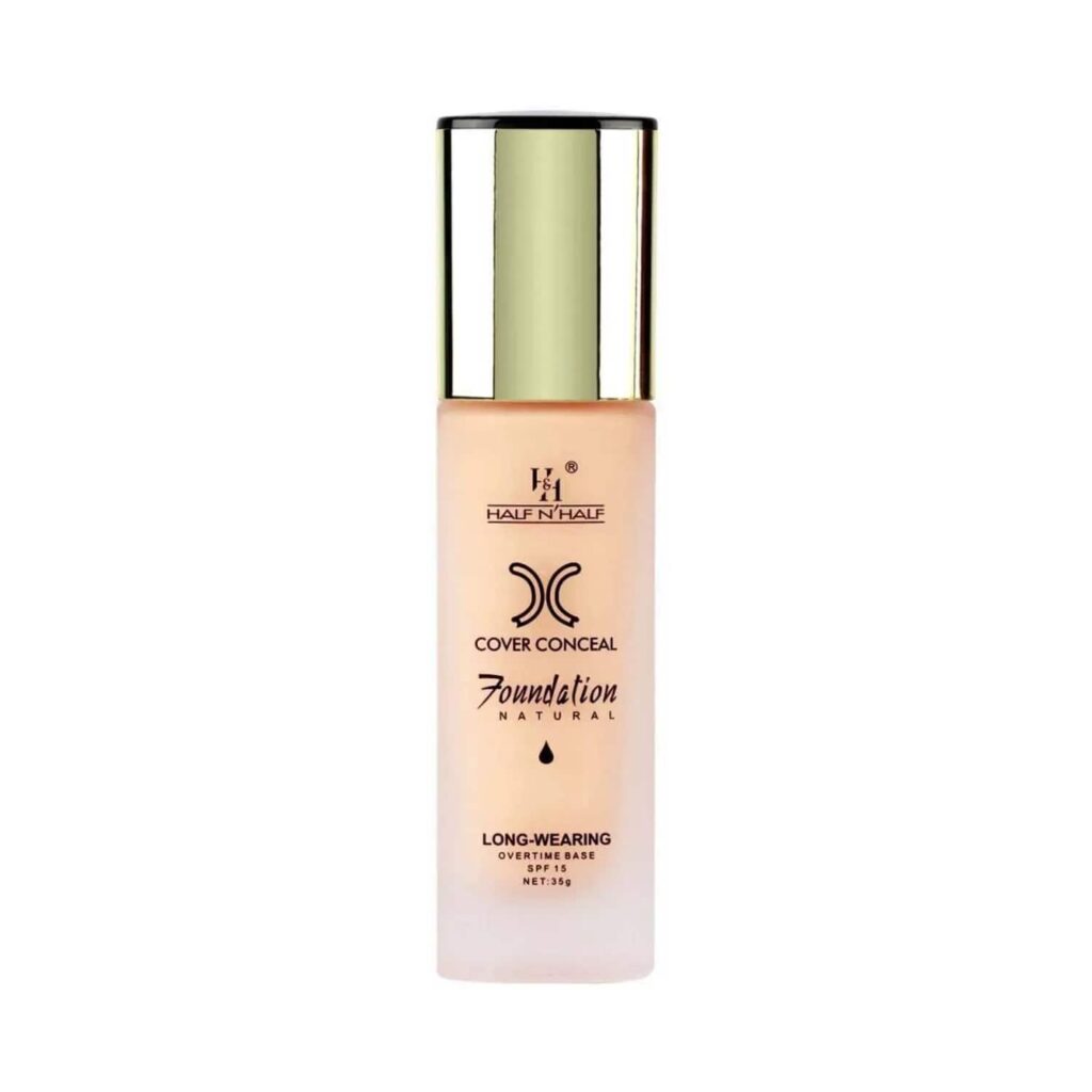 Half N Half Cover Conceal Long Wearing Neutral Foundation SPF 15 - 02 Light (35g) - Half N Half