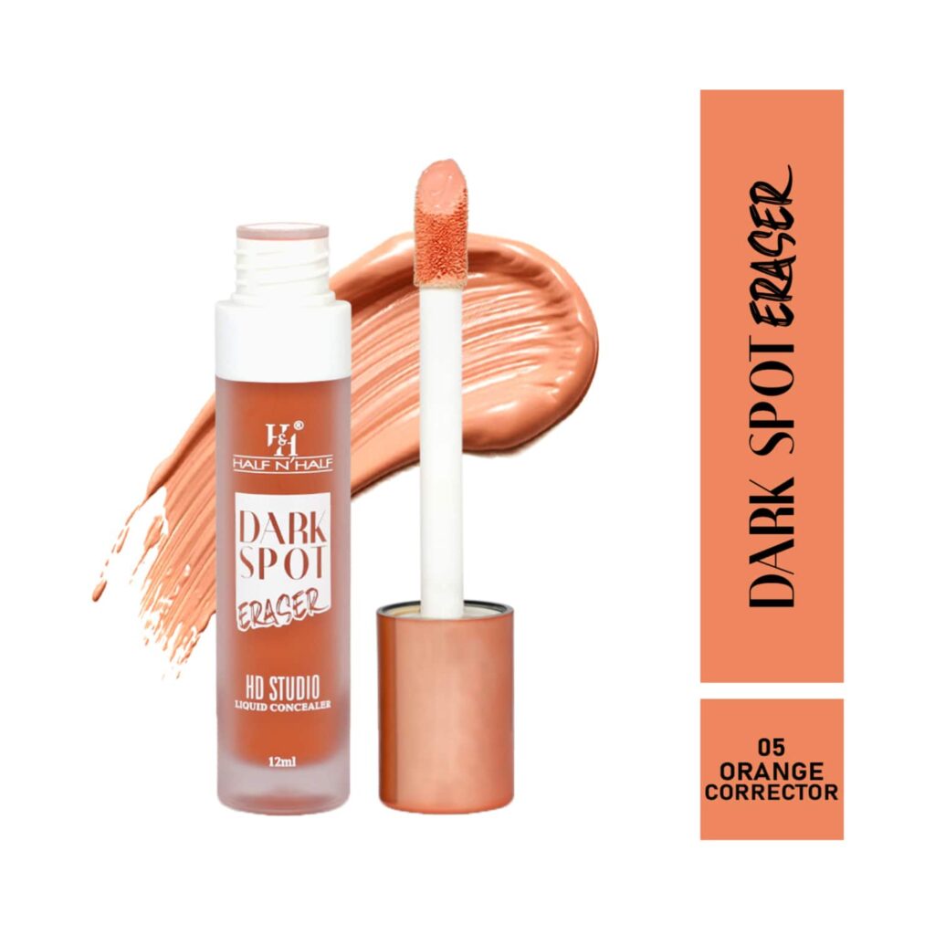 Half N Half Dark Spot Eraser HD Liquid Concealer - 05 Orange (12ml) - Half N Half