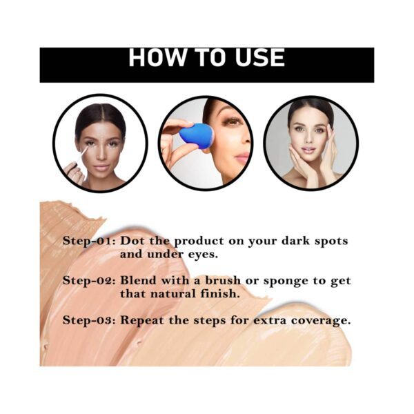 Half N Half Dark Spot Eraser HD Liquid Concealer - 05 Orange (12ml) - Half N Half