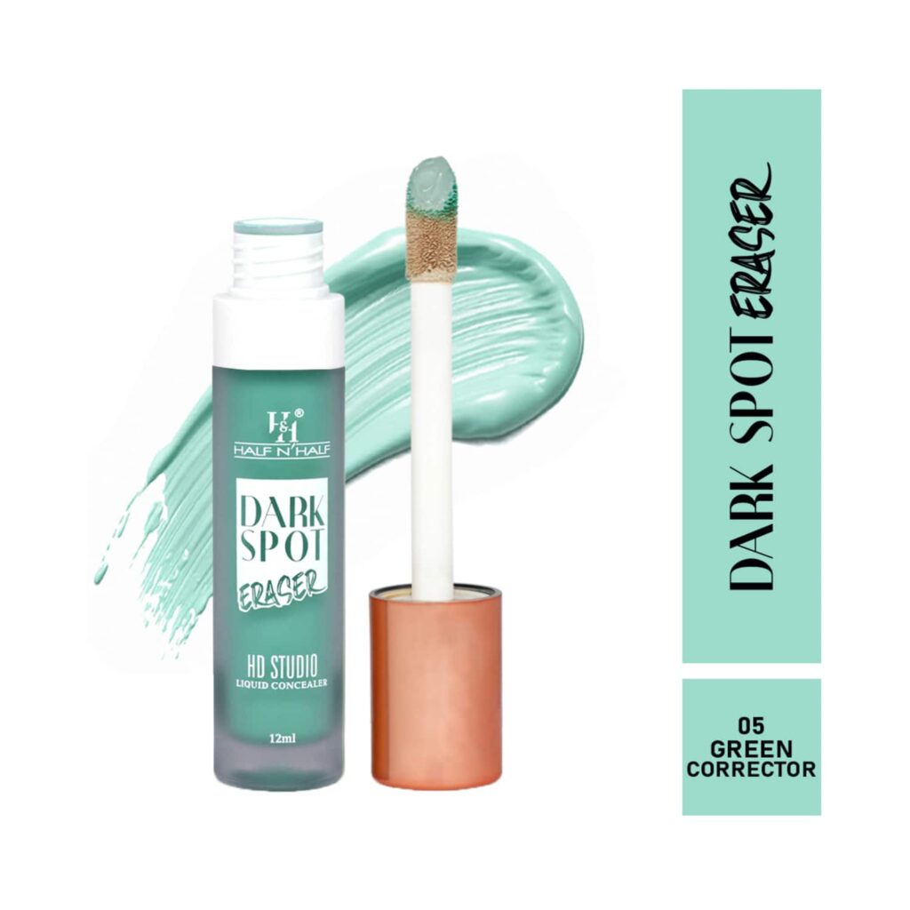 Half N Half Dark Spot Eraser HD Liquid Concealer - 06 Green (12ml) - Half N Half