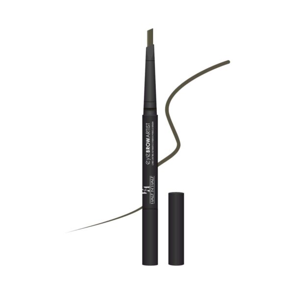 Half N Half Eye Brow Artist Long Lasting Automatic Eyebrow Pencil & Brush - 003 Dark Brown (0.4g) - Half N Half