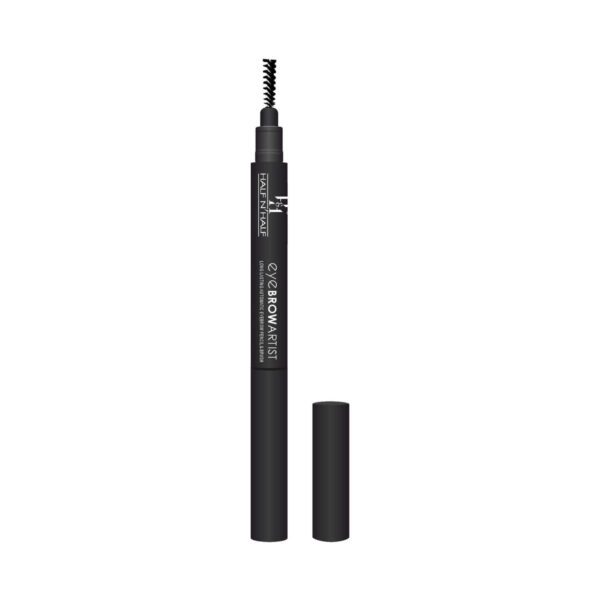 Half N Half Eye Brow Artist Long Lasting Automatic Eyebrow Pencil & Brush - 003 Dark Brown (0.4g) - Half N Half