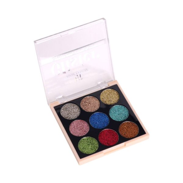 Half N Half Eyeshadow Glitter Shimmer Palette - 01 Shade (9g) - Half N Half